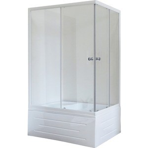 фото Душевой уголок royal bath bp 100x80x200 прозрачное, левый (rb8100bp-t-l)