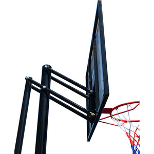 фото Баскетбольная мобильная стойка dfc stand52p 132x80 см поликарбонат раздижная регулировка