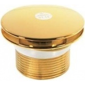 Слив для ванны Kaiser D40 Click-clack латунь, золото (8004В Gold) D40 Click-clack латунь, золото (8004В Gold) - фото 1