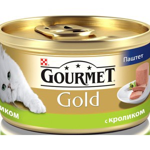 фото Консервы gourmet gold паштет с кроликом для кошек 85г (12182548)