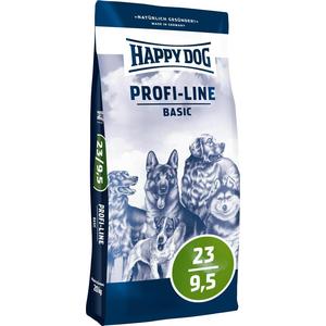 фото Сухой корм happy dog profi-line basic 23/9,5 с мясом птицы для взрослых собак всех пород 20кг (03129)