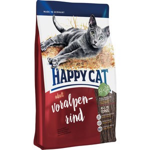 фото Сухой корм happy cat adult bavarian beef альпийская говядина для взрослых кошек 1,4кг (70123)