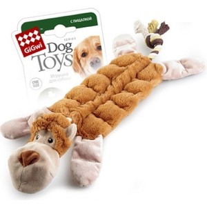 Игрушка GiGwi Dog Toys Squeaker обезьяна с 19-тью пищалками для собаки (75088)