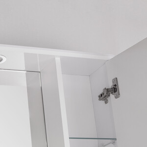 Зеркало-шкаф Style line Ирис 55 с подсветкой, белый (4650134470703)