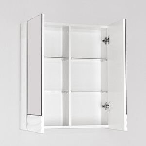 Зеркальный шкаф Style line Вероника 60 белый (ЛС-00000055)