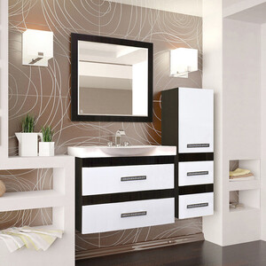 Мебель для ванной Style line Сакура 80 белый, венге