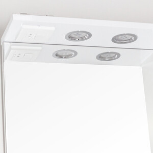 Зеркало-шкаф Style line Панда Фьюжн 65 с подсветкой, белый (4650134470413)