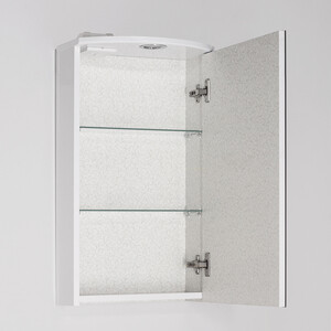 Зеркальный шкаф Style line Альтаир 40 с подсветкой, белый (4650134470253)