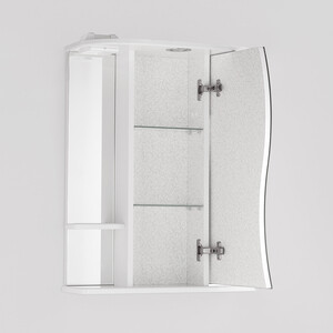 фото Зеркальный шкаф style line лилия 55 с подсветкой, белый (4650134470291)