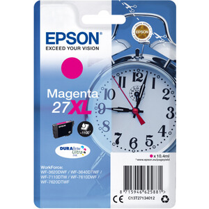 

Картридж Epson Magenta №27XL DURABrite Ultra for WF7110/7610/7620, Magenta №27XL DURABrite Ultra for WF7110/7610/7620