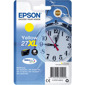 

Картридж Epson Yellow №27XL DURABrite Ultra for WF7110/7610/7620, Yellow №27XL DURABrite Ultra for WF7110/7610/7620