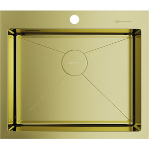 Кухонная мойка Omoikiri Akisame 59 LG светлое золото (4973082) декоративная накладка belbagno на отверстие перелива изогнутое золото