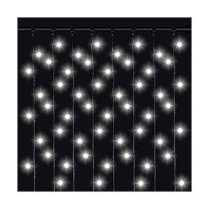 

Светодиодный занавес влагозащищенный Odeon PLVC-2*1,5M-20-380LED-W, PLVC-2*1,5M-20-380LED-W