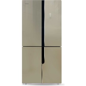 фото Холодильник ginzzu nfk-500 стекло шампань