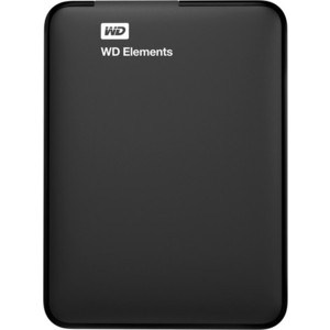 Внешний жесткий диск Western Digital (WD) WDBUZG0010BBK-WESN (1Tb/2.5''/USB 3.0) черный wd portable hdd 1tb elements portable wdbuzg0010bbk wesn usb3 0 2 5 black