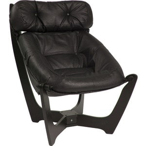 фото Кресло для отдыха мебель импэкс ми модель 11 венге каркас венге, обивка dundi 108