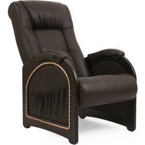 фото Кресло для отдыха мебель импэкс ми модель 43 венге, обивка dundi 108