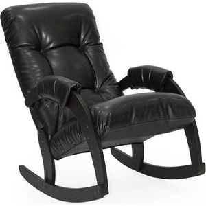 Кресло-качалка Мебель Импэкс МИ модель 67 Vegas lite black / венге кресло трансформер мебель импэкс модель 81 венге к з vegas lite amber
