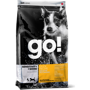

Сухой корм GO! NATURAL Holistic Dog Sensitivity + Shine Duck Dog Recipe 22/12 с уткой и овсянкой для щенков и собак 11,3кг (10095), NATURAL Holistic Dog Sensitivity + Shine Duck Dog Recipe 22/12 с уткой и овсянкой для щенков и собак 11,3кг (10095)