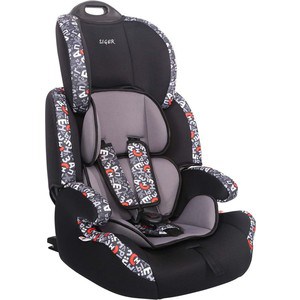 фото Автокресло siger art стар isofix алфавит, 1-12 лет, 9-36 кг, группа 1/2/3