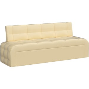 Кухонный диван Мебелико Люксор эко-кожа (бежевый) диван угловой мебелико эмир п микровельвет зелено бежевый