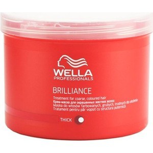 WELLA PROFESSIONALS Brilliance Line Маска для окрашенных жестких волос 500мл.