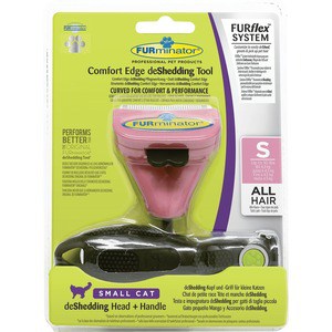 

Фурминатор FURminator FURflex deShedding Tool S Comfort Edge Small Cat All Hair против линьки для маленьких кошек с любой длиной шерсти, FURflex deShedding Tool S Comfort Edge Small Cat All Hair против линьки для маленьких кошек с любой длиной шерсти