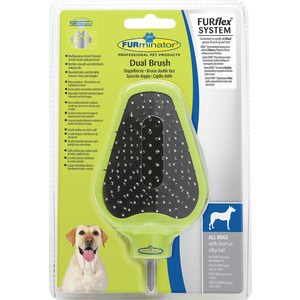 

Щетка-насадка FURminator FURflex Dual Brush All Dogs with Short or Silky Hair двухсторонняя для собак с короткой шерстью, FURflex Dual Brush All Dogs with Short or Silky Hair двухсторонняя для собак с короткой шерстью