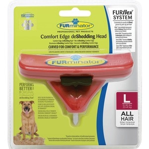 

Насадка FURminator FURflex deShedding Head L Comfort Edge Large Dog All Hair против линьки для собак крупных пород с любой длиной шерсти, FURflex deShedding Head L Comfort Edge Large Dog All Hair против линьки для собак крупных пород с любой длиной шерсти