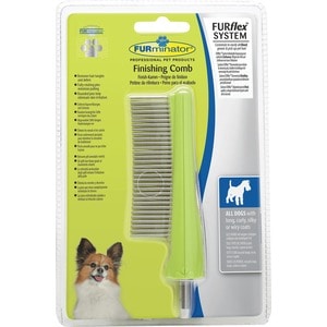 фото Расческа-насадка furminator furflex finishing comb all dogs для собак с любой длиной шерсти