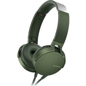 фото Наушники sony mdr-xb550ap green