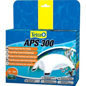 фото Компрессор tetra aps 300 silent aquarium air pomp white edition для аквариумов 120-300л (белый)