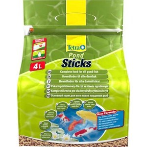 фото Корм tetra pond sticks complete food for all pond fish палочки для прудовых рыб 4л