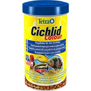 Корм Tetra Cichlid Colour Complete Food for All Cichlids улучшение окраса для всех видов цихлид 500мл фото