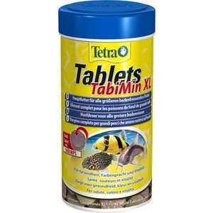 фото Корм tetra tablets tabimin xl shrimps complete food for bottom-feeding fish таблетки с креветками для всех видов донных рыб 133таб