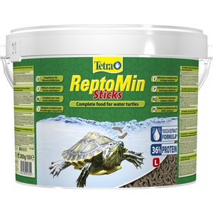 фото Корм tetra reptomin sticks complete food for all water turtles палочки для всех видов водных черепах 10л