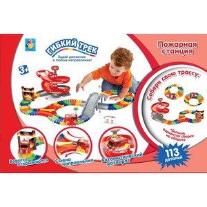 

Набор 1Toy Гибкий трек: Пожарная станция 113 дет (Т59308), Гибкий трек: Пожарная станция 113 дет (Т59308)