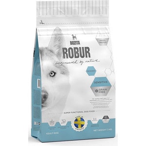 Сухой корм BOZITA ROBUR Sensitive Grain Free Reindeer 26/16 беззерновой с мясом оленя для собак с чувствительным пищеварением 3кг (24221)