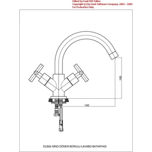 фото Смеситель для раковины gpd nino (dlb05)