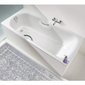 Ванна стальная Kaldewei Saniform Plus Star 336 Easy-Clean 170x75 см, с ножками и ручками