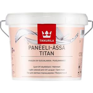 

Лак для древесины TIKKURILA Paneeli-Assa Titan ( Панели-Ясся Титан ) для светл.дерева 3л., Paneeli-Assa Titan ( Панели-Ясся Титан ) для светл.дерева 3л.