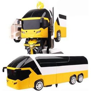 фото Радиоуправляемый трансформер mz model желтый автобус 1:14