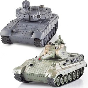 Радиоуправляемый танковый бой MYX T90 и Tiger King масштаб 1:28
