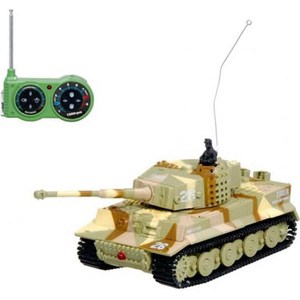 Радиоуправляемый танк Great Wall Toys German Tiger I масштаб 1:72 27Mhz - фото 3