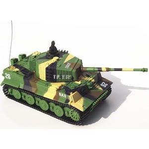 Радиоуправляемый танк Great Wall Toys German Tiger I масштаб 1:72 27Mhz - фото 5