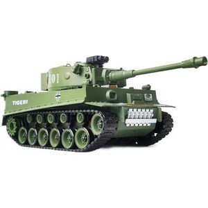 Радиоуправляемый танк HouseHold German Tiger Green масштаб 1:20 40Mhz - фото 3
