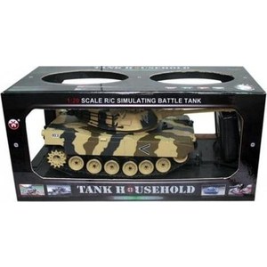 Радиоуправляемый танк HouseHold M1A2 Abrams Yellow Edition масштаб 1:20 40Mhz - фото 2