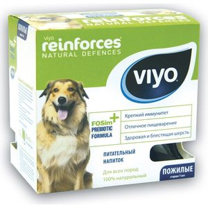 

Питательный напиток VIYO Reinforces Natural Defences Dog Senior пребиотический для пожилых собак 7х30мл, Reinforces Natural Defences Dog Senior пребиотический для пожилых собак 7х30мл