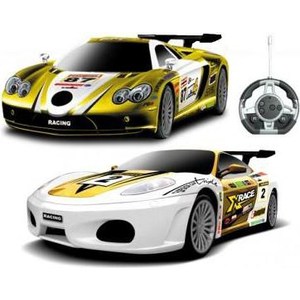 Радиоуправляемый Конструктор MYX спортивные автомобили Mclaren и Ferrari - фото 1