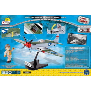 Конструктор COBI самолет NORTH AMERICAN P 51C